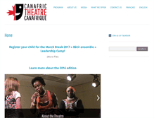 Tablet Screenshot of canafrictheatre.org
